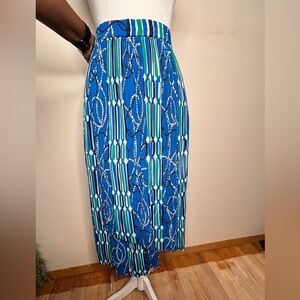 Du Jour asymmetrical pleated skirt , XL